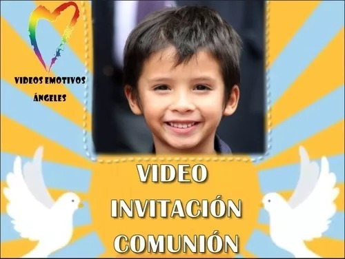 Video Invitación Comunión Varón Para Enviar Por Whatsapp