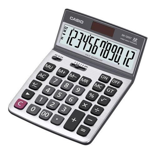 Imagen 1 de 7 de Calculadora De Escritorio Casio Dx-120st Full
