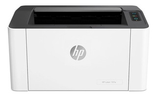 Impresora simple función HP Laser 107w con wifi gris y negra 110V - 127V 4ZB78A