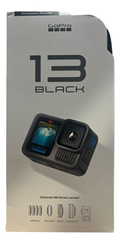 Pacote especial de câmera Gopro Hero 13 Black Camera Color Black