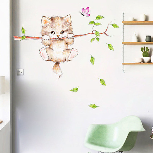 Adhesivo De Pared De Primavera Para Dormitorio, Estudio, Fon