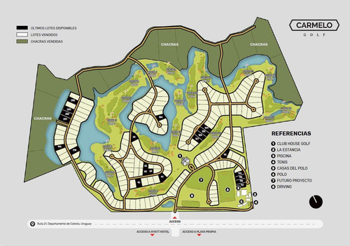 Imagen 9 de 9 de Lote En Venta En Carmelo Golf Sector Golf Oportunidad