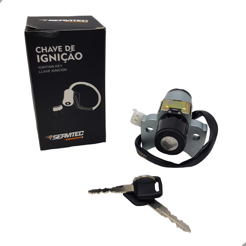 Chave Ignição Completa Cg 125 Fan Esd Cg125i Cargo Fan Es