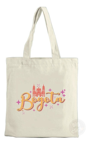 Imagen 1 de 6 de Bolsa Reutilizable Tote Bag Shopping Bag Bogota