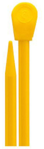 Agulha Para Trico Milward 37cm N.6 Amarelo