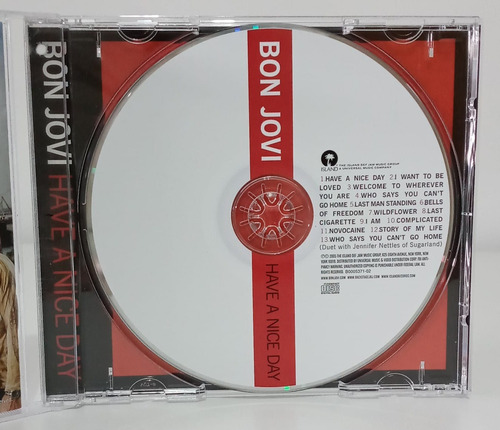 Cd Bon Jovi - Have A Nice Day - Imp. Eua Standard (Usado)