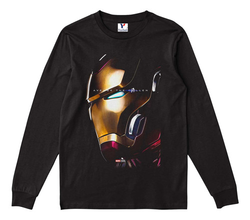 Playera  Estilo Iron Man, Cuello Redondo 100% Algodón Ml