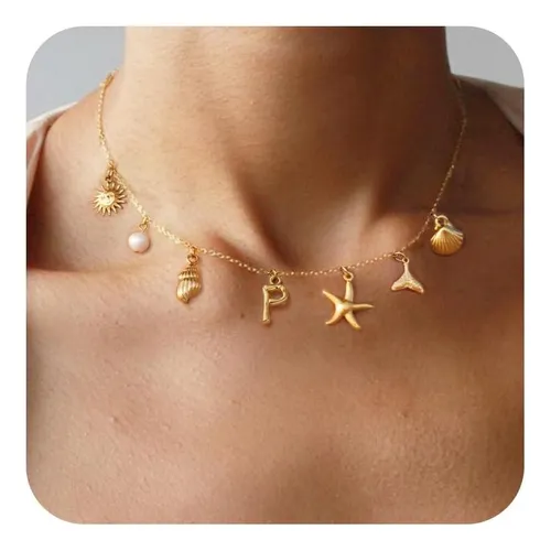 comprar Nomokos Collares Con Inicial Para Mujer ' Collar Con Inicial