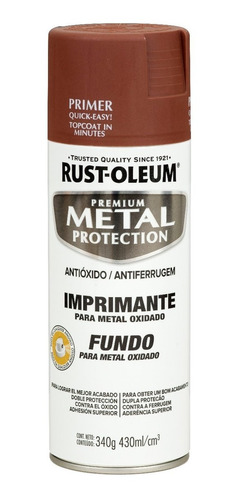 Aerosol Rust Oleum Imprimante Para Metal Oxidado 340gr - Imagen Pinturerias -