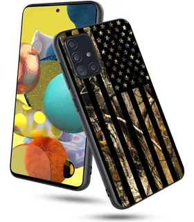 Funda Para Samsung Galaxy A51 (diseno Bandera Usa )