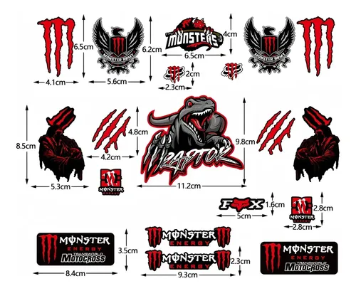 2 Reflective Stickers For Motorcycle Helmet And Top Case