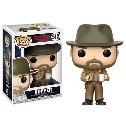 Figura Funko Pop De Hopper Con Dona- Stranger Things