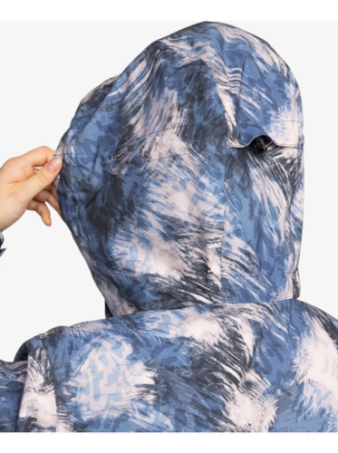 Campera Snow Roxy Jetty Solid Np Azul Print S