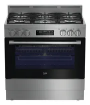 Comprar Cocinas Cocina Combinadas Beko 6 Hornallas Bft 918 Fama Color Gris