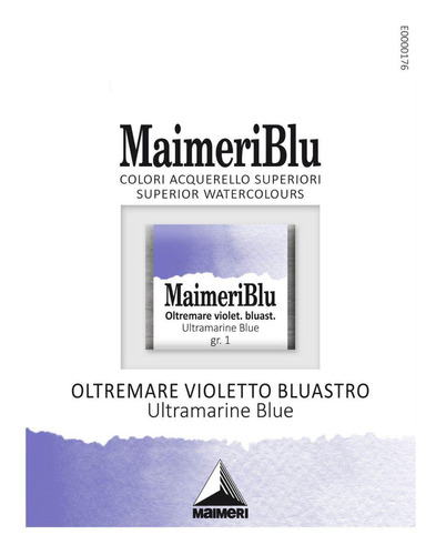 Aquarela Maimeri Blu Pastilha Gr.1 441 Blue Ultramar 1,5ml