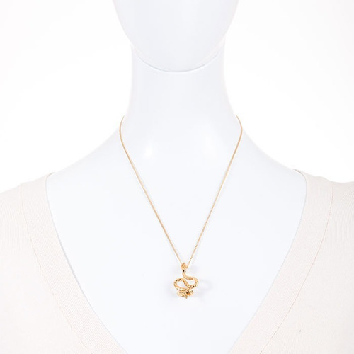 Collar Poison Daniel Espinosa Víbora Joyería Daniel Espinosa Color Dorado