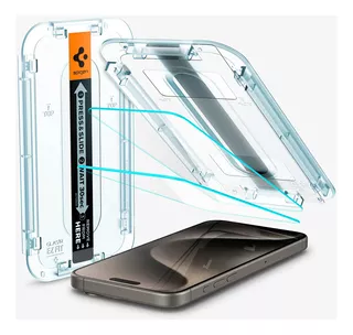 Película Spigen Ezfit Glastr Para iPhone 15 Pro (6.1)