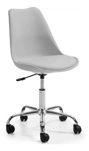 Silla Eames Para Oficina Con Ruedas Altura Ajustable Premium