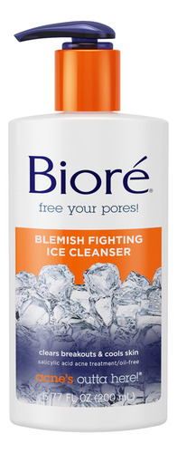 Limpador Bioré Blemish Fighting Ice Com Ácido Salicílico 200