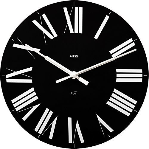 Alessi Firenze Reloj De Pared Negro