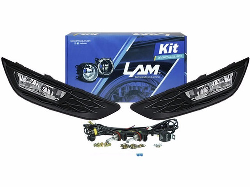 Kit Faros Auxiliares Ford Focus Kinetic 2015 16 17 18 C