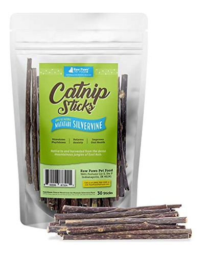 Patas Crudas Golosina Natural Matatabi Cat Stick - Sin Proce