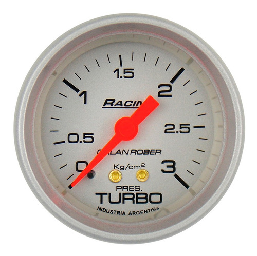 Instrumento Presion Turbo Competision. 52mm Presion 3 Kilo