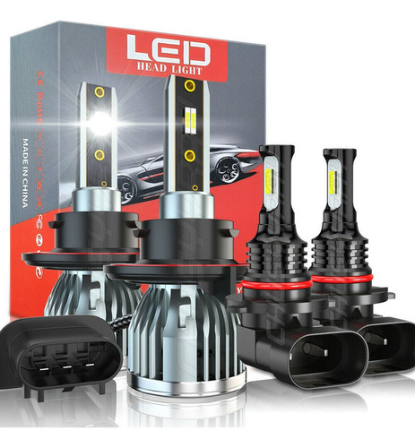 Kit De Faróis De Led Para Dodge Dakota 2005-2009 H13/