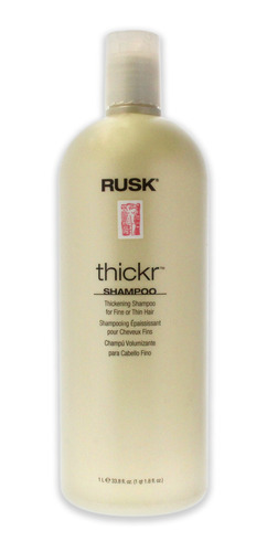 Shampoo Espessante Thickr Da Rusk Unissex 338 Onças