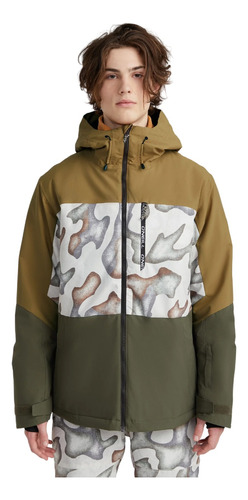 Campera Hombre Snow Oneill Carbonite Impermeable 10k Nieve