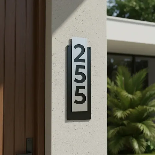 Placa Número Residencial 17x50 Acm | Parcelamento sem juros