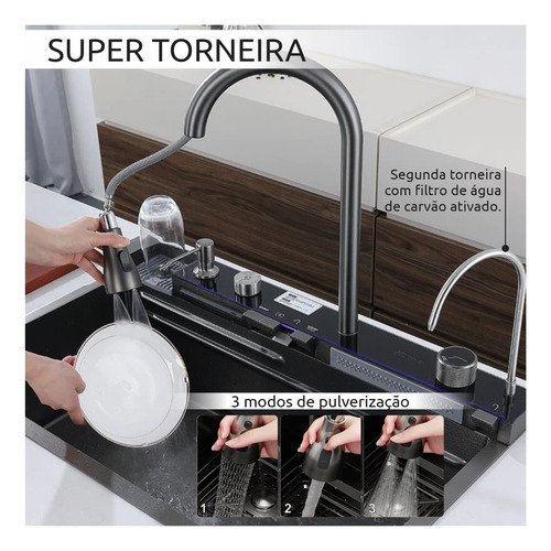 Cuba Gourmet Aço Inox Multifuncional Completa Com Acessários