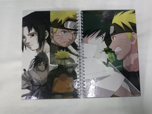Naruto Paquete De Dos Libretas 1 Tamaño Carta Y 1 Media Cart