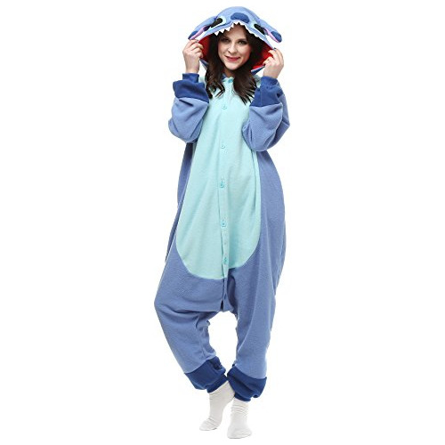 Disfraces De Halloween Stitch Animal Oneie Adulto Pijam...