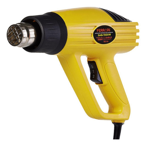 Soprador Termico De Ar Quente Saq-1500w 110v Ferrari Cor Amarelo Escuro 220V