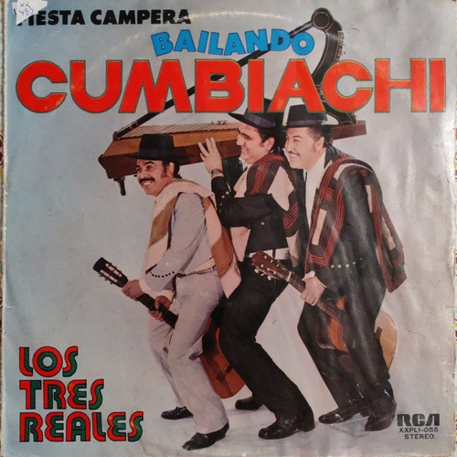 Vinilo Lp De Los Tres Reales  Baliando Cumbiachi Fiest(xx483