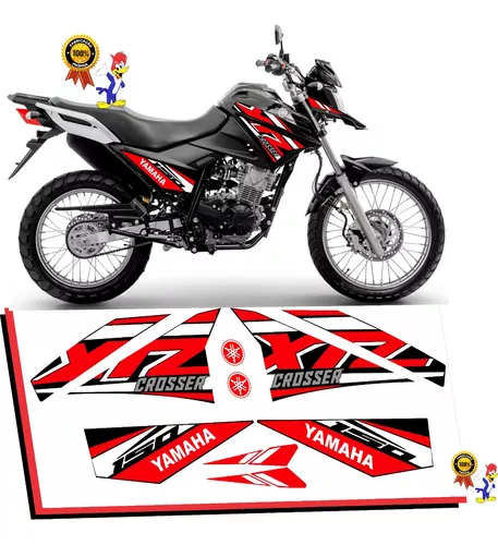 Kit Faixas Adesivos Yamaha Xtz Crosser 150 S 2022 2023