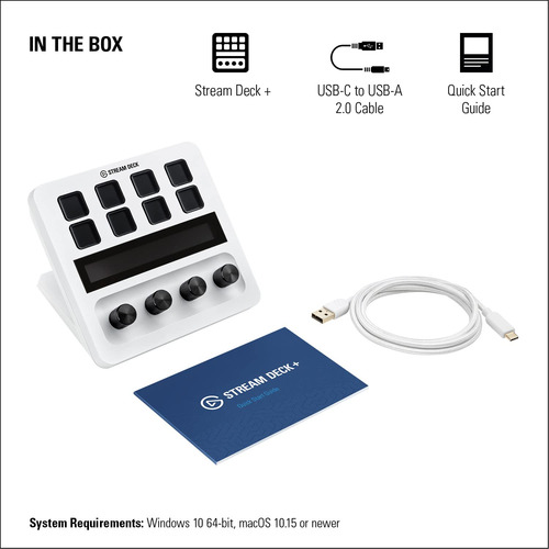 Controlador Elgato Stream Deck White Para Criadores De Conte