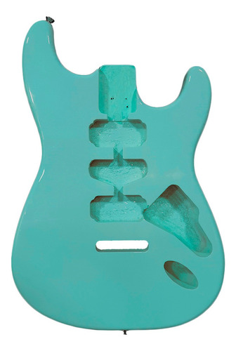 Corpo De Guitarra Stratocaster Marupá Turquoise Green