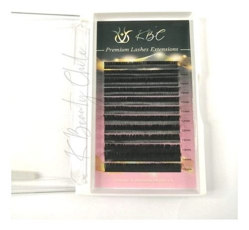 Extensiones De Pestañas 0.07 D Mix Coreanas Kbc