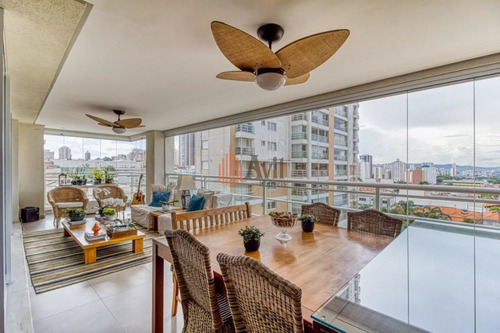 Imagem 2 de 15 de Apartamento Com 3 Dormitórios À Venda, 225 M² Por R$ 2.800.000 - Tatuapé - São Paulo/sp Porteira Fec - Av5094