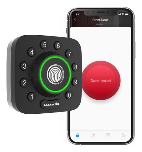 Ultraloq U-bolt Pro Smart Lock, Cerradura De Puerta De Entra