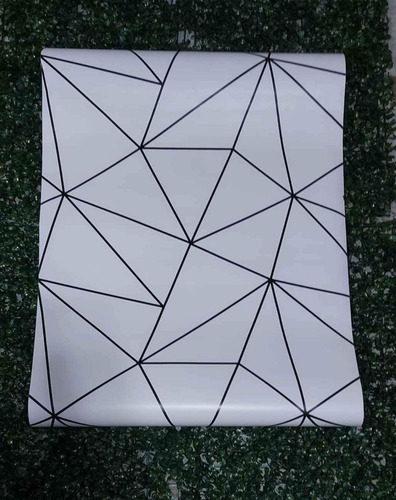 Papel Mural Triangular Blanco Blanco