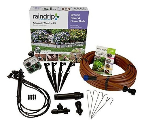 Imagen 4 de 4 de Raindrip R675ct Analógica 3-dial Temporizador De Riego, 1, M