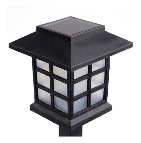 Luminaria Espeto Energia Solar Kit 2 Unid Jardim Iluminação