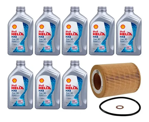 Volvo Shell Kit Kit Troca Óleo Shell 5w30 Volvo Xc60 3.0 T6 2008/2010 | Parcelamento ...