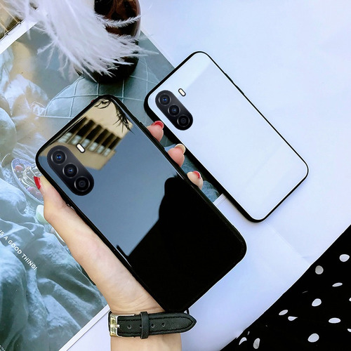 Estojo De Vidro Colorido Para Huawei Nova Y70 Plus