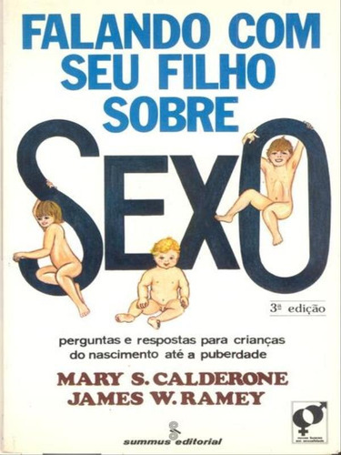 Falando Com Seu Filho Sobre Sexo: Perguntas E Respostas Para Crianças, Do Nascimento Até A Puberdade , De Ramey, James W.. Editora Summus Editorial, Capa Mole, Edição 4ª Edição - 1987 Em Português