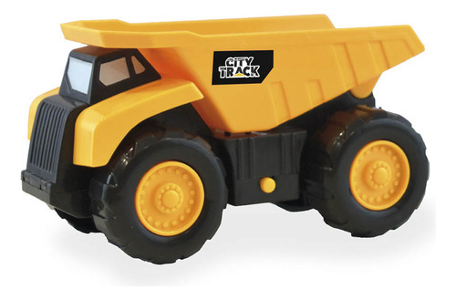 City Track Set De Topadora Y Volcador Con Sonido Color Amarillo