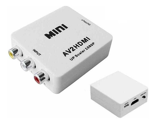Conversor Adaptador De Video Rca Av A Hdmi 720p 1080p